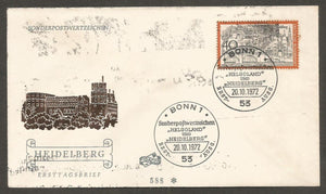 1972 Germany FDC #FC407