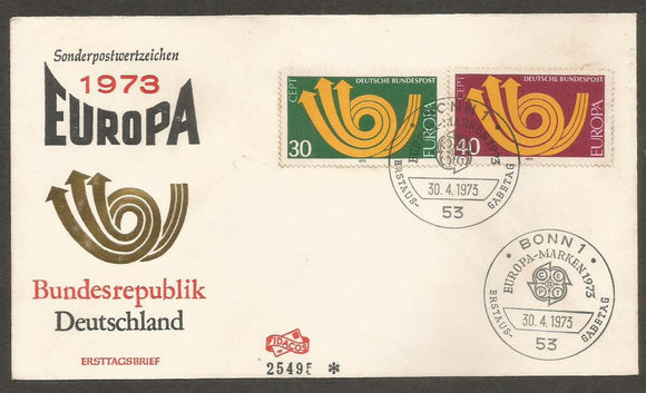 1973 Germany FDC #FC408