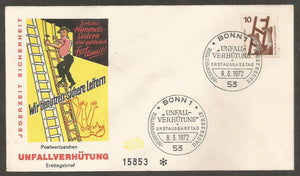 1972 Germany FDC #FC412