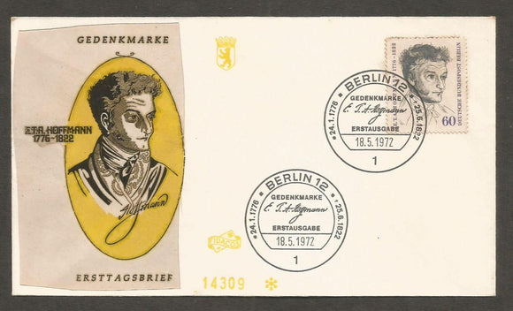 1972 Germany FDC #FC413