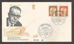 1972 Germany FDC #FC414