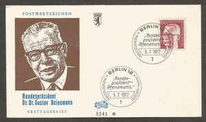 1972 Germany FDC #FC417