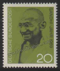 1969 Germany Gandhi Birth Centenary 1v Stamp #Gan418