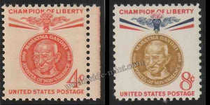 1969 USA Gandhi Birth Centenary set of 2 #Gan429