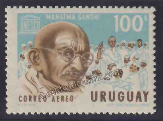 1969 Uruguay Gandhi Birth Centenary 1v Stamp #Gan440