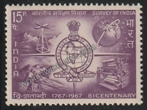 1967 Survey of India Bicentenary MNH