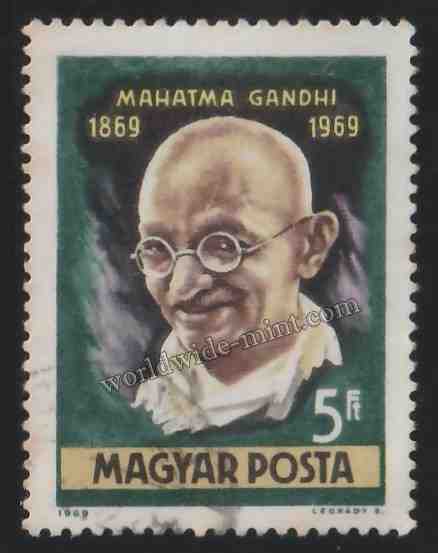 1998 Hungary Gandhi 1v Stamp Used #Gan450a