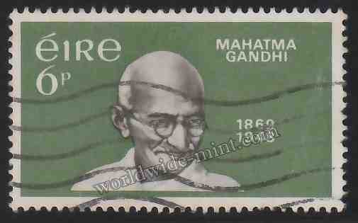 1969 Ireland Gandhi 1v Stamp Used #Gan458