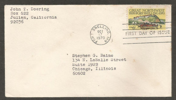 1970 USA FDC #FC462