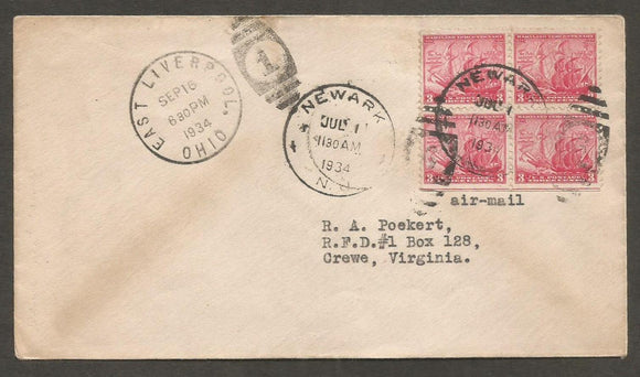 1934 USA FDC #FC491