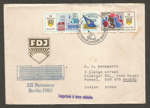 1985 Germany FDC #FC543