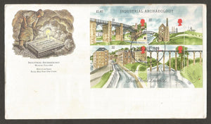 1989 Great Britain in Stamp World London - Industrial Archaeology FDC #FB54