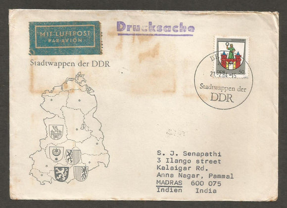 1984 Germany FDC #FC554