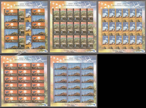 2007 INDIA Renewable Energy-Sheetlet Complete Set of 5