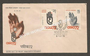 1972 Asia 72-3rd Asian International Trade Fair-2v set FDC