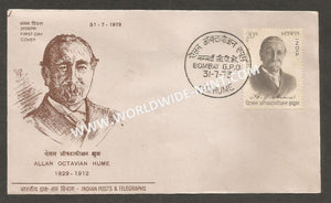 1973 A.O. Hume FDC