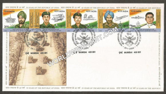 2000 Gallantry Awards setenant FDC