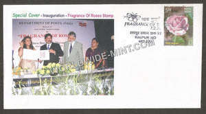 2007 Inauguration of "FRAGRANCE OF ROSES" Special Cover #CH5