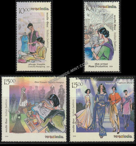 2019 Indian Fashion Series-3-Set of 4 MNH