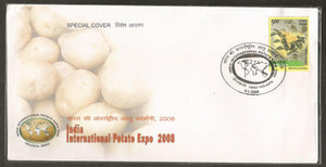 2008 India International Potato Expo  Special Cover #WB62