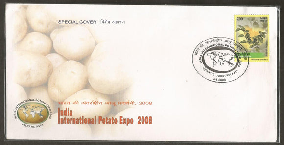 2008 India International Potato Expo  Special Cover #WB62