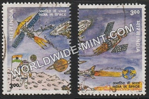 2000 INDIA Space Programme Broken Setenant Used