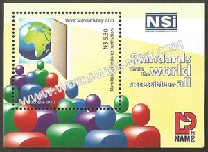 2010 Namibia - World Standards Day Miniature Sheet