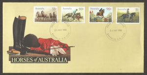 1986 Australia Horses of Australia FDC #FB75