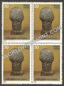 1978 Museums of India-Kalpadruma-Indian Museum Block of 4 MNH