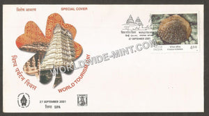 2001 SIPA World Tourism Day Special Cover #TNA79