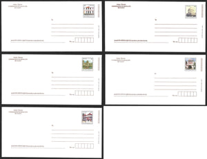 2017 INDIA COMMEMORATIVE ENVELOPE SET OF 5 DIFFERENT GPO DELHI, MUMBAI, KOLKATA, PATNA & SHIMLA