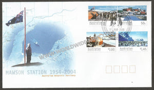 2004 Australia Antarctic territory - Mawson Station FDC #FA82