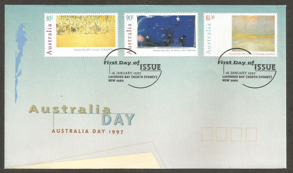 1997 Australia day Paintings By Australian Artist FDC #FB83