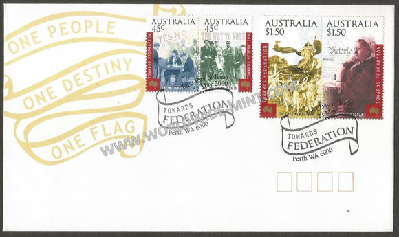 2000 Australia Towards Federation - Queen Victoria FDC #FA86