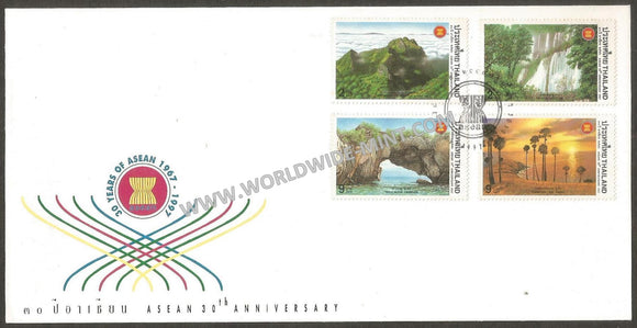 1997 Thailand Asean 30th Anniversary FDC #FA8