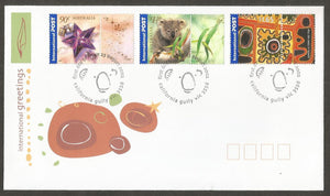 2002 Australia International Greetings FDC #FB89