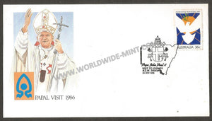 2000 Australia Pope John Paul II Visit to Sydney FDC #FA90