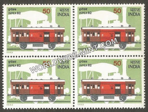 1982 INPEX-82 (RMS Van) Block of 4 MNH