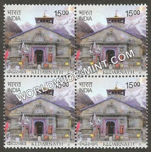 2019 Char Dham Uttarakhand-Kedarnath Block of 4 MNH