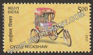 2017 Means of Transport- Cycle Rickshaw MNH