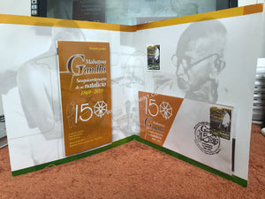 2019 Colombia Gandhi Presentation Pack with 1v , FDC & Plain Brochure